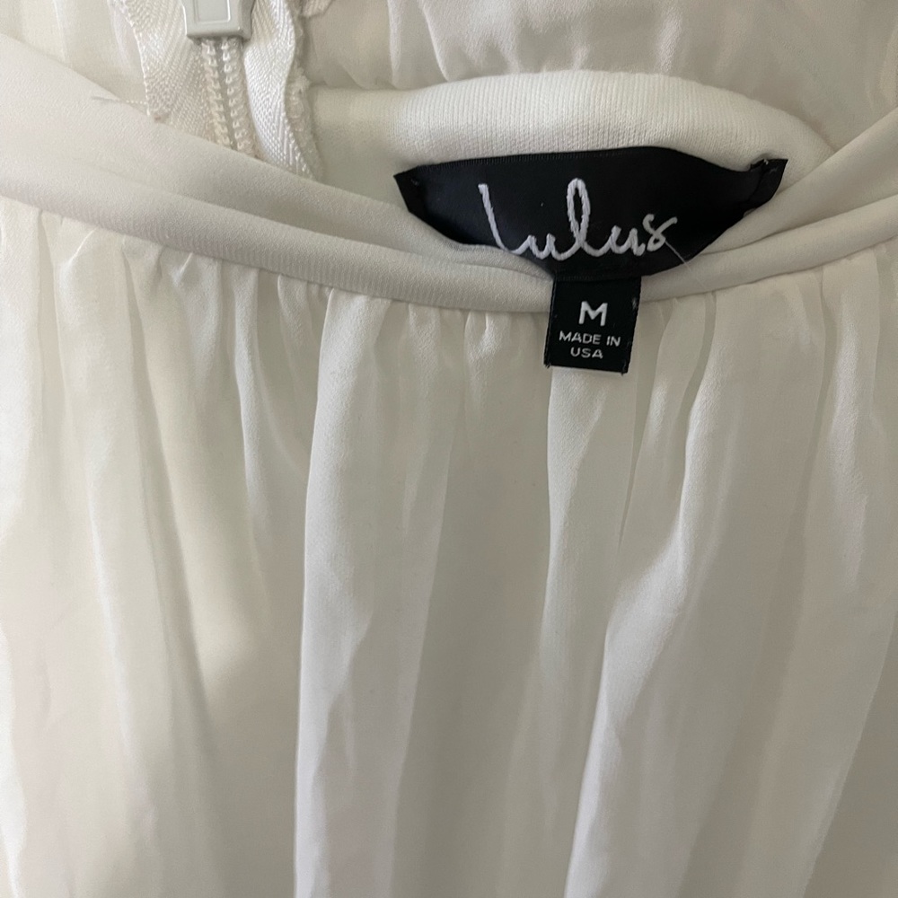 Lulus maxi white skirt - Picture 5 of 6